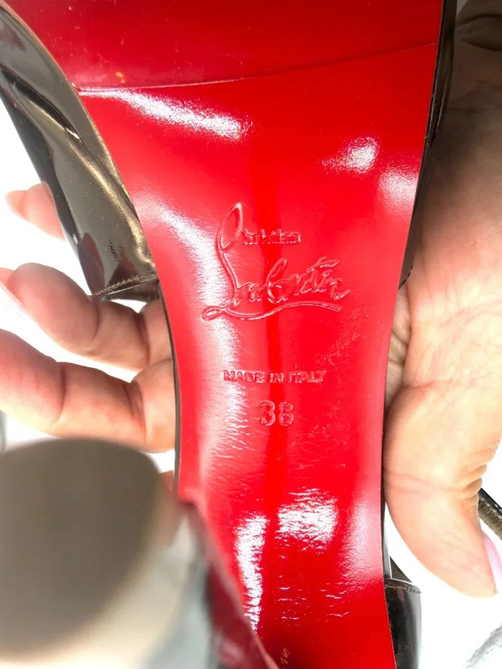 Christian Louboutin MISS ZIGOURATA ALTA.120 Cross Strap Pumps Heels Sandal